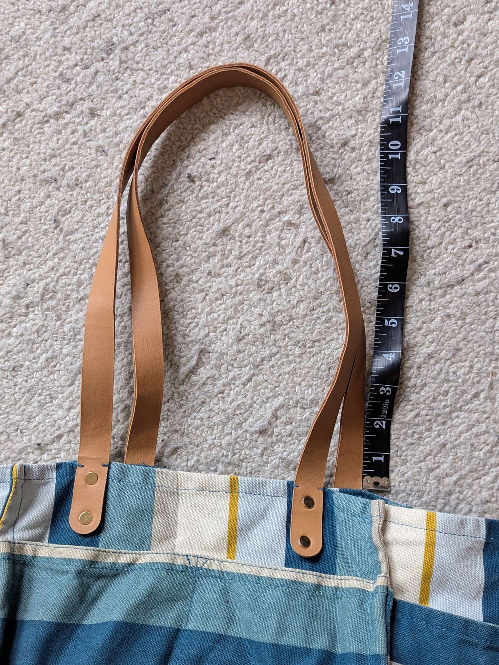 FEED PROJECT Canvas Market Tote | Coastal Stripe - Picture 9 of 12